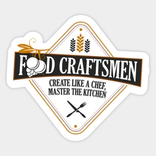 The Food Craftsmen Basic Logo Sticker